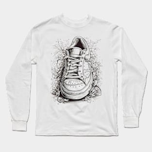 Step into Style: A Sneakers Sensation - Street Long Sleeve T-Shirt